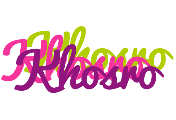 Khosro flowers logo