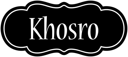 Khosro welcome logo