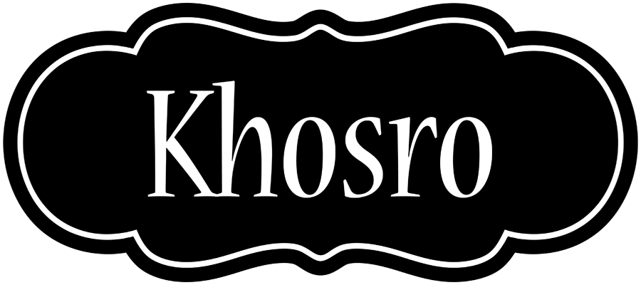 Khosro welcome logo