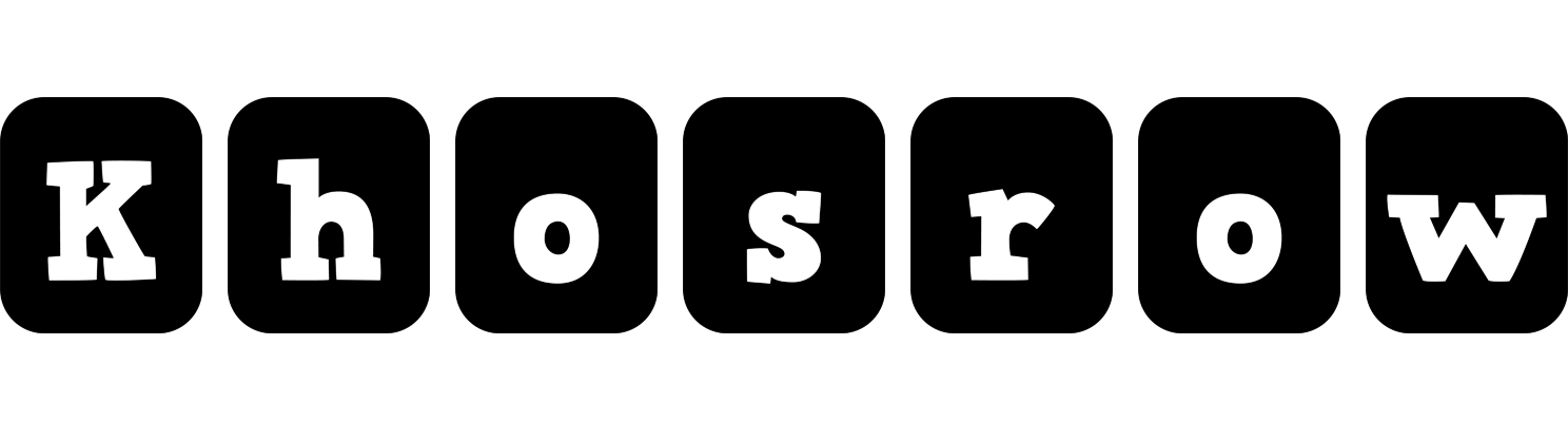 Khosrow box logo