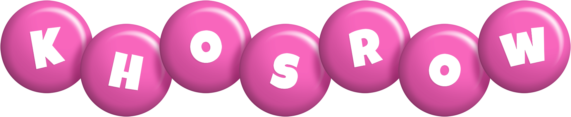 Khosrow candy-pink logo