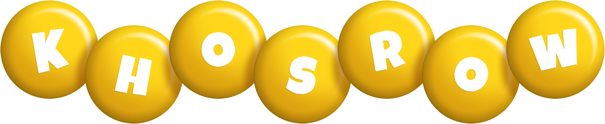Khosrow candy-yellow logo