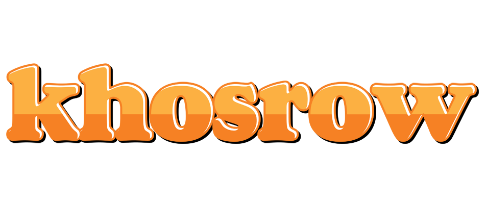Khosrow orange logo