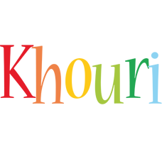 Khouri birthday logo