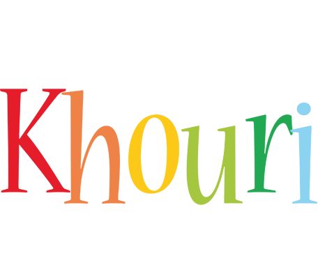 Khouri birthday logo