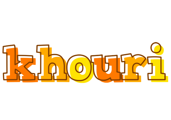 Khouri desert logo
