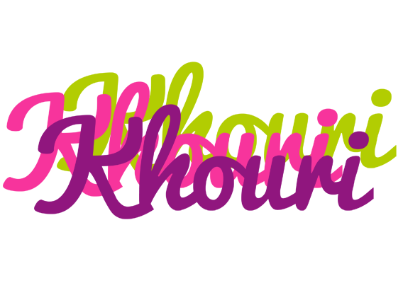 Khouri flowers logo