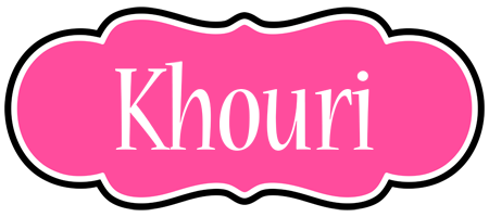 Khouri invitation logo