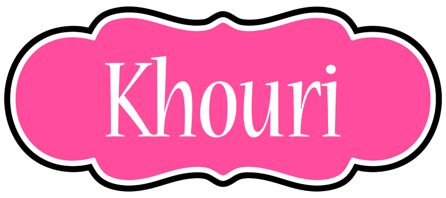 Khouri invitation logo