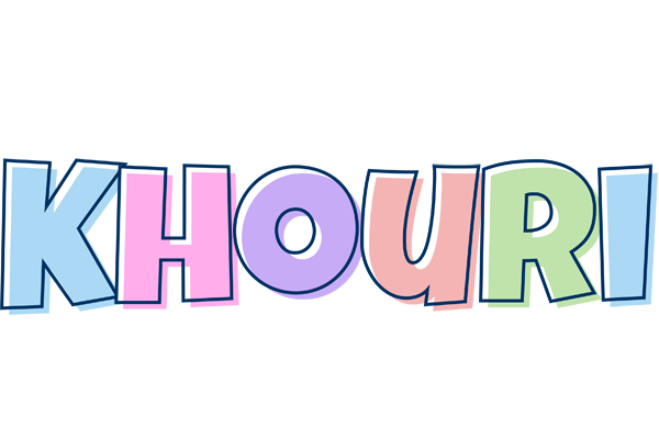Khouri pastel logo