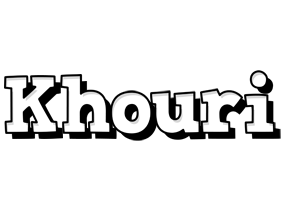 Khouri snowing logo