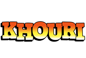 Khouri sunset logo