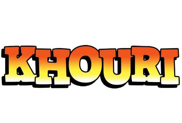 Khouri sunset logo