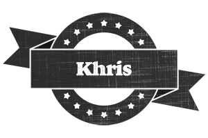 Khris grunge logo