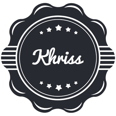 Khriss badge logo
