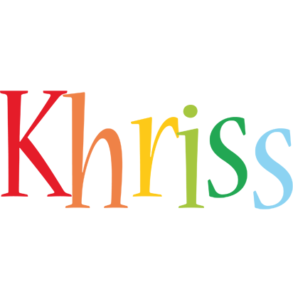 Khriss birthday logo