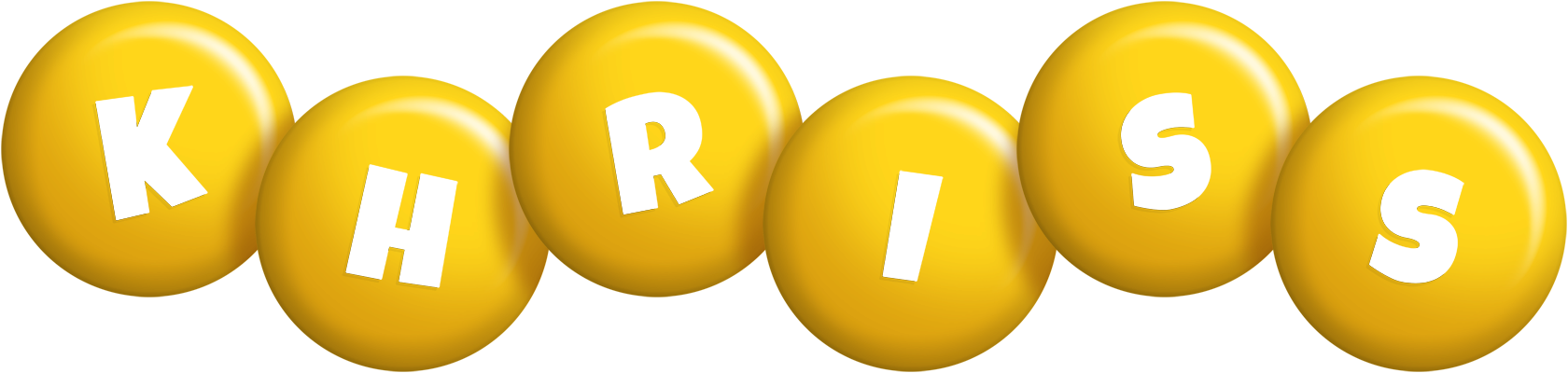 Khriss candy-yellow logo