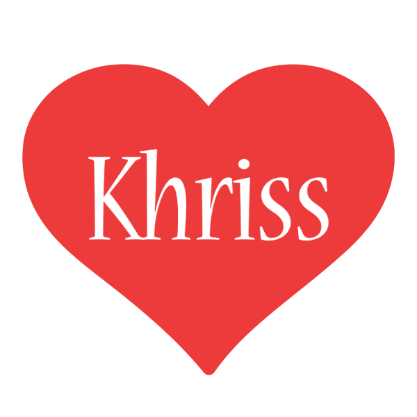 Khriss love logo