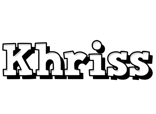 Khriss snowing logo