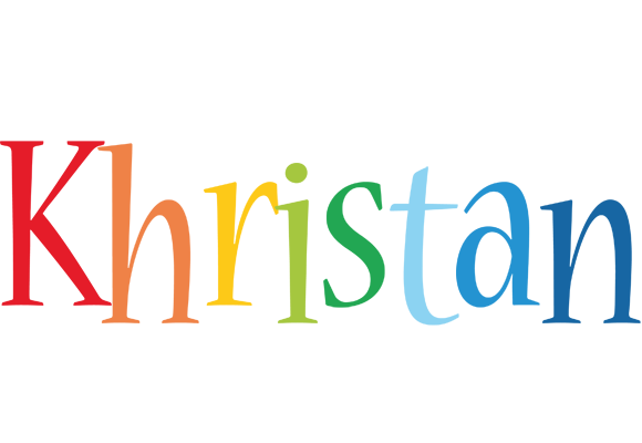 Khristan birthday logo