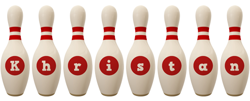 Khristan bowling-pin logo