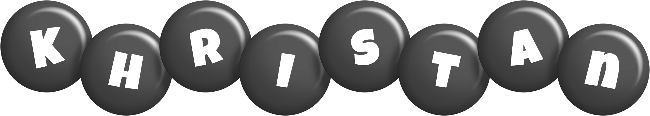 Khristan candy-black logo