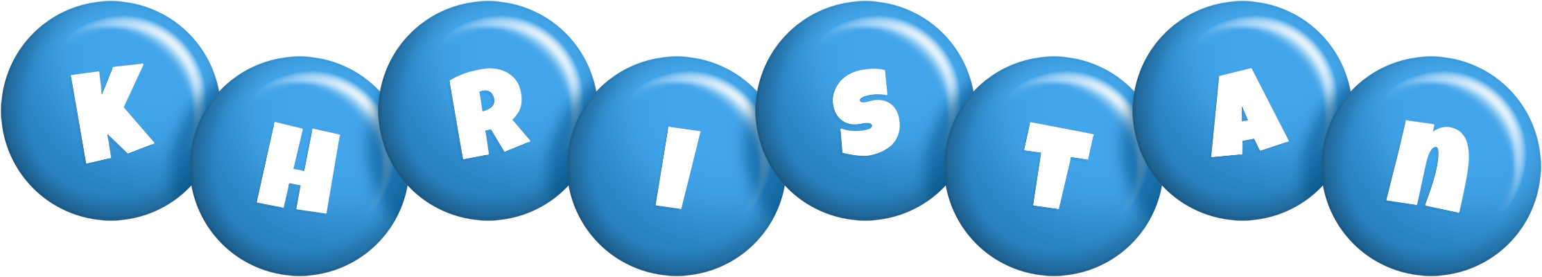 Khristan candy-blue logo