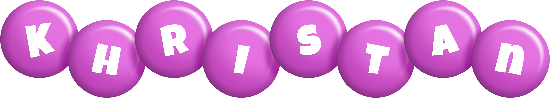 Khristan candy-purple logo