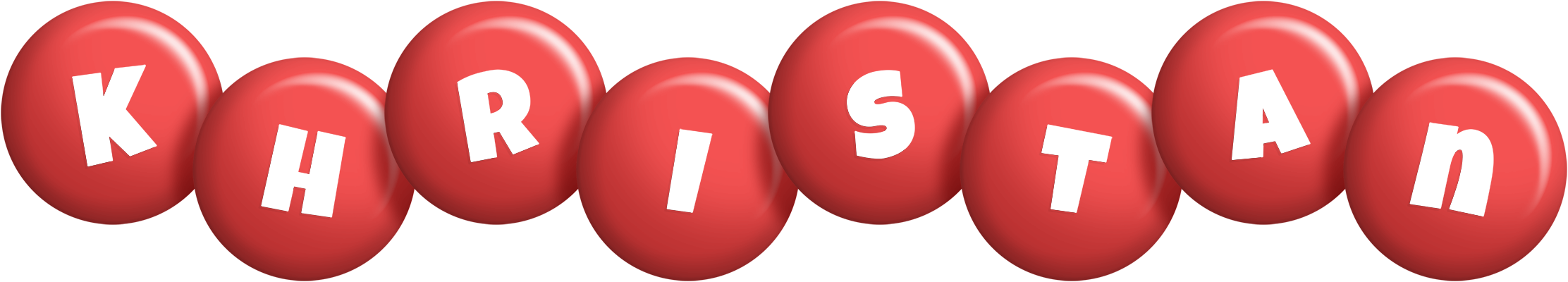 Khristan candy-red logo