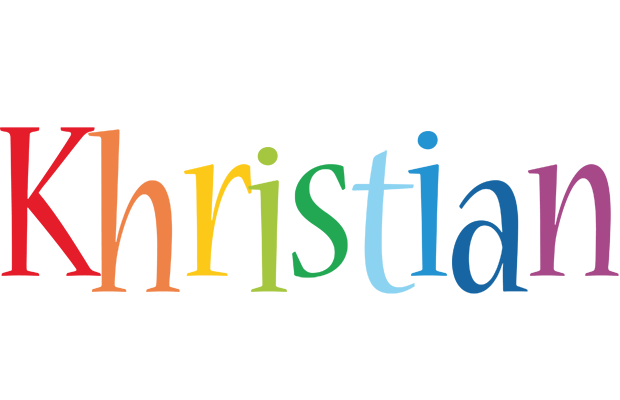 Khristian birthday logo