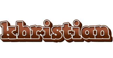 Khristian brownie logo