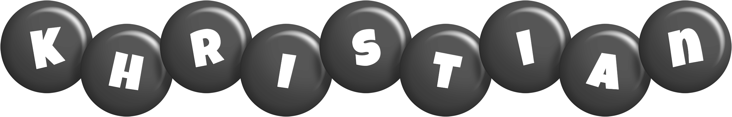 Khristian candy-black logo