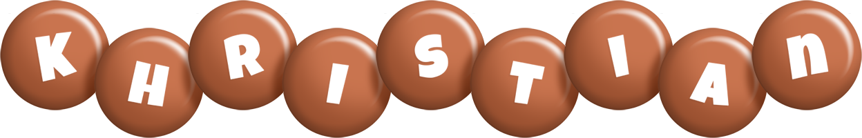 Khristian candy-brown logo