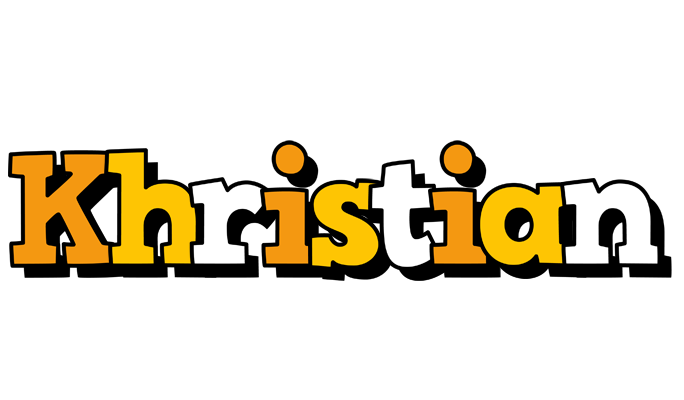 Khristian cartoon logo