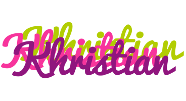 Khristian flowers logo