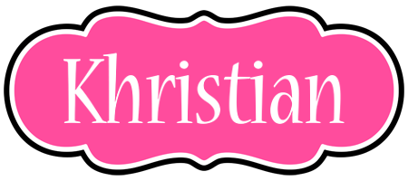 Khristian invitation logo