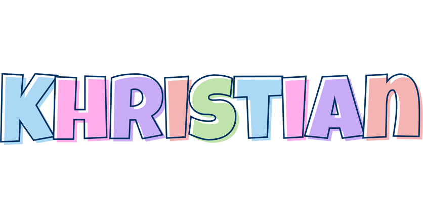 Khristian pastel logo