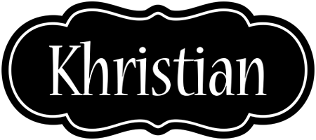 Khristian welcome logo