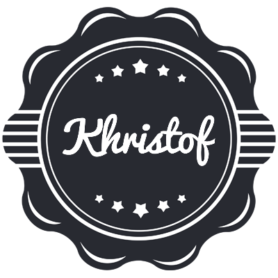 Khristof badge logo