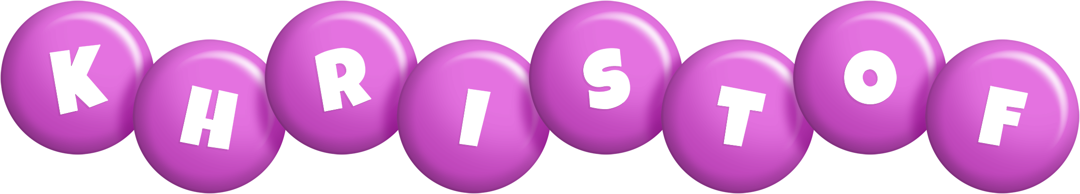Khristof candy-purple logo
