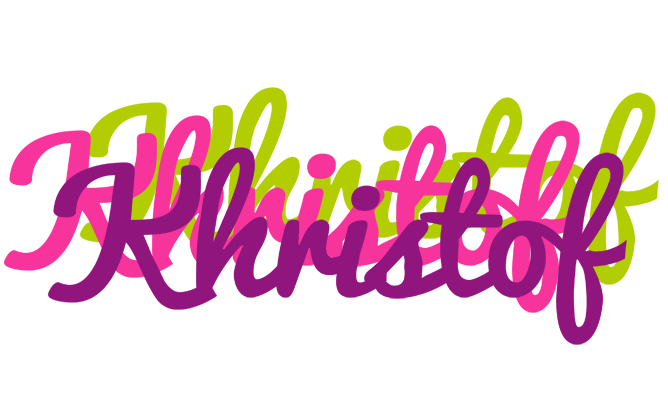 Khristof flowers logo