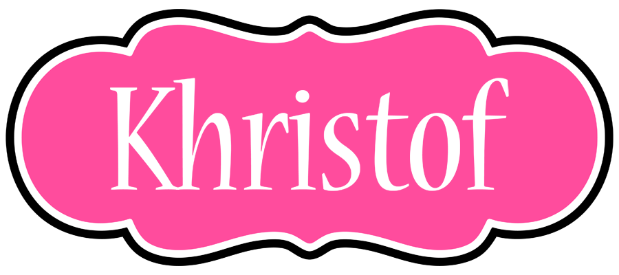 Khristof invitation logo