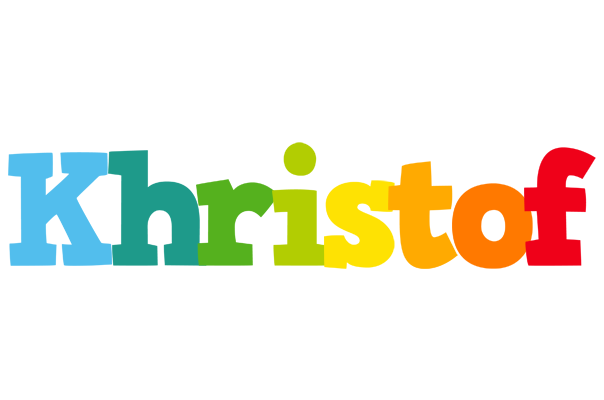 Khristof rainbows logo