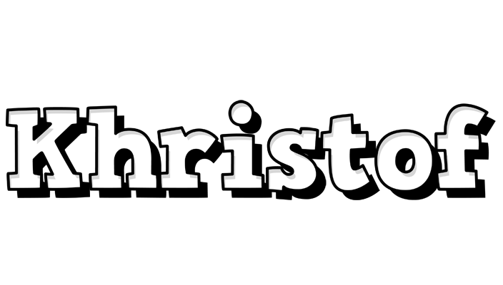 Khristof snowing logo