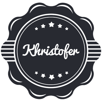 Khristofer badge logo