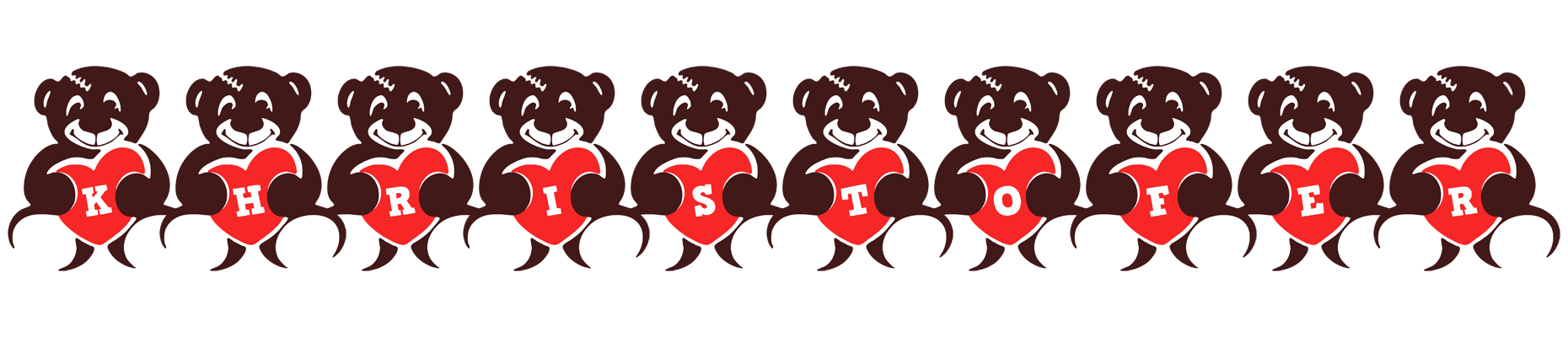 Khristofer bear logo