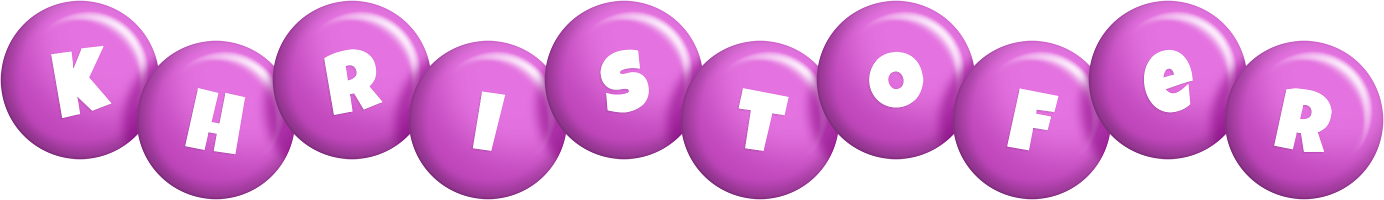 Khristofer candy-purple logo