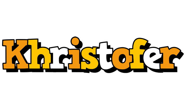 Khristofer cartoon logo