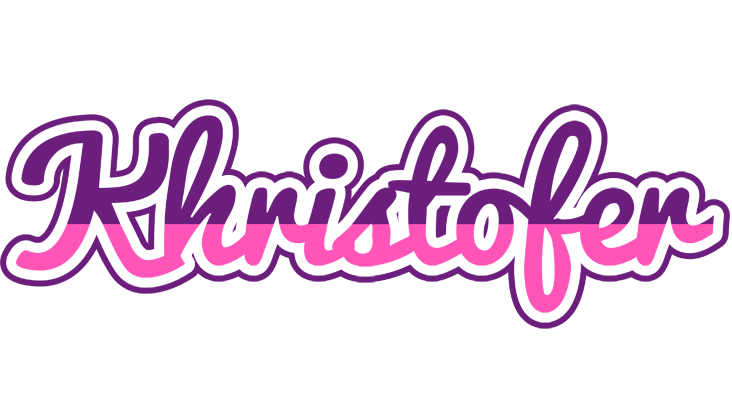 Khristofer cheerful logo