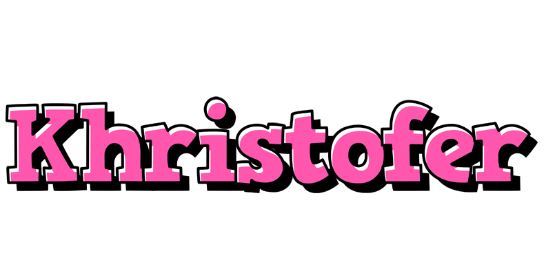 Khristofer girlish logo